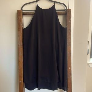 Tyche Black Flowy Dress - Size Large